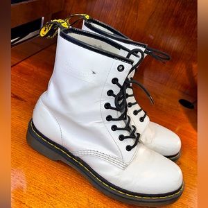 White Doc Marten’s - 8 eyelet (men’s US 10)